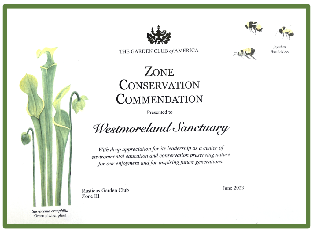 Garden Club of America Zone Conservation Commendation