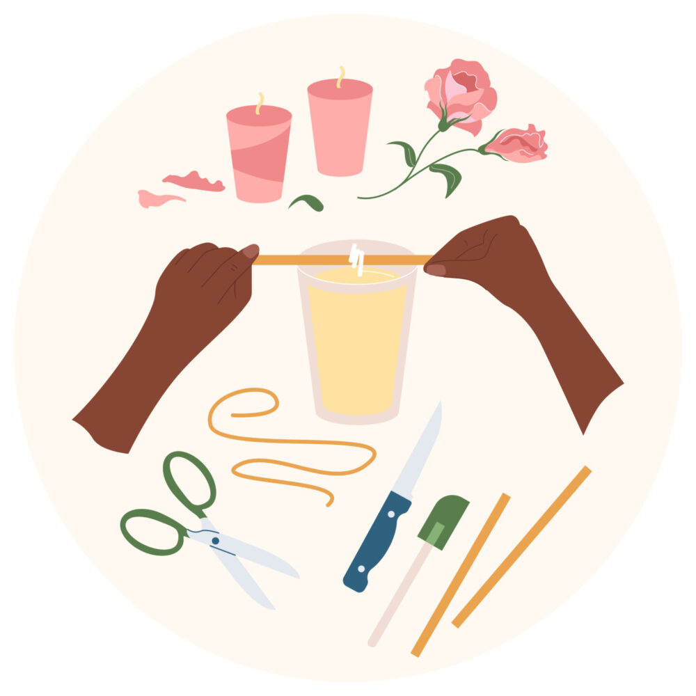 Colonial Candle Making at Westmoreland Sanctuary